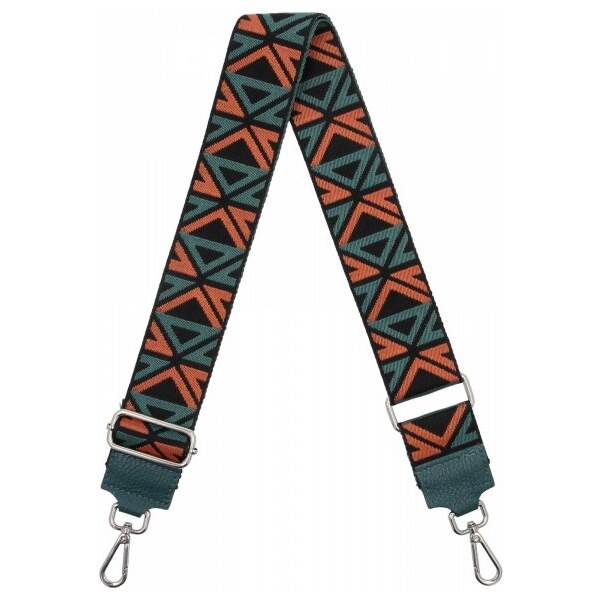 Hernan Módny pásik na tašku Geometric PA005 fľašková zelená 66076608