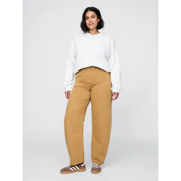 Džínsy pre ženy GAP Barrel High Rise 739238-02 66078014