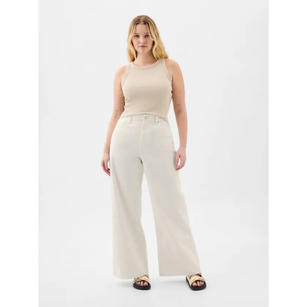 Džínsy pre ženy GAP Wide LegHigh Rise 862830-00 66078028