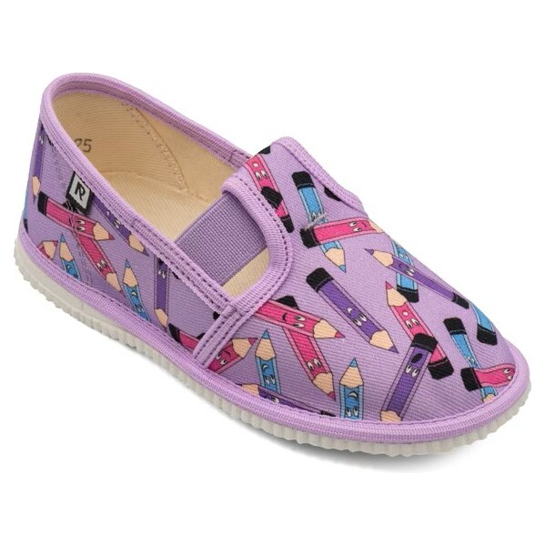 Papučky RAK fialové ceruzky 66077176