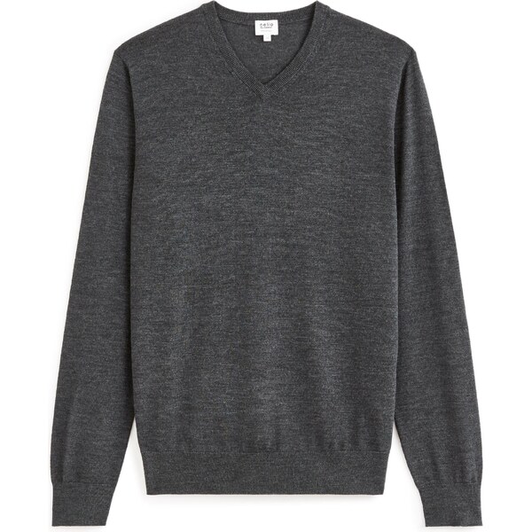 Tmavosivý pánsky vlnený sveter Celio Semeriv 50553301