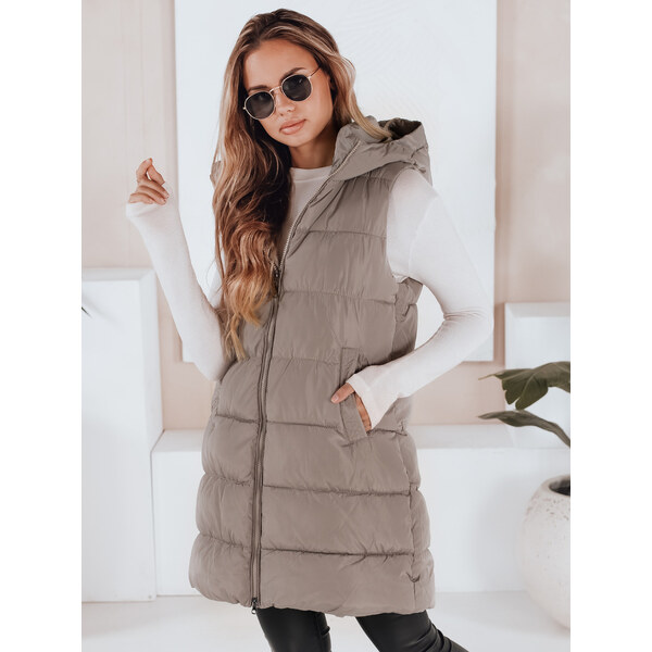 BASIC Béžová prešívaná vesta BRITA TY3267 36079590