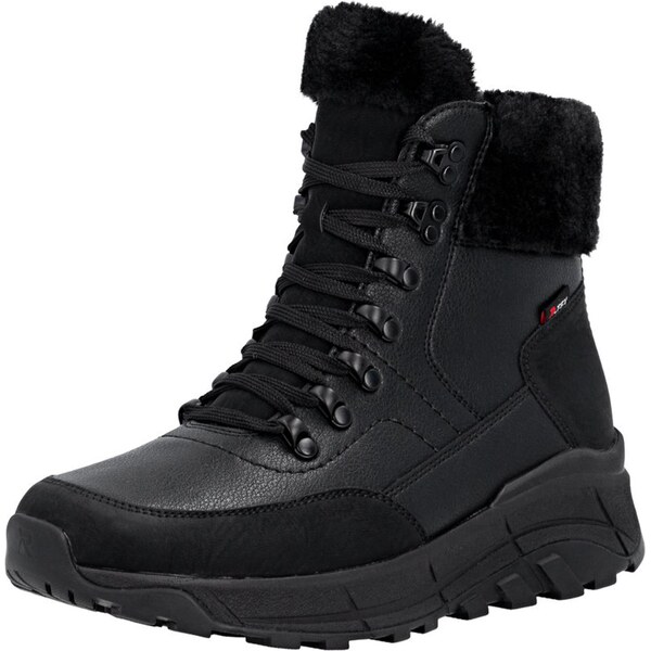 Rieker Šnurovacie členkové čižmy čierna 63585702