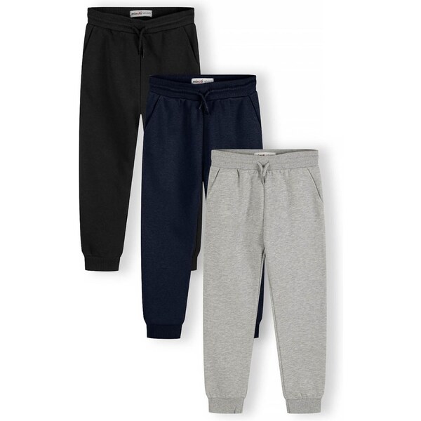 MINOTI Nohavice tmavomodrá / sivá melírovaná / čierna 66078575