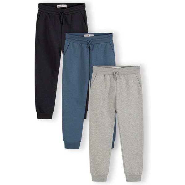 MINOTI Nohavice tmavomodrá / sivá melírovaná / čierna 66078576