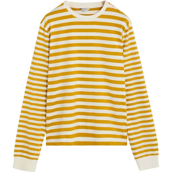 Scalpers Tričko horčicová / biela 66078674