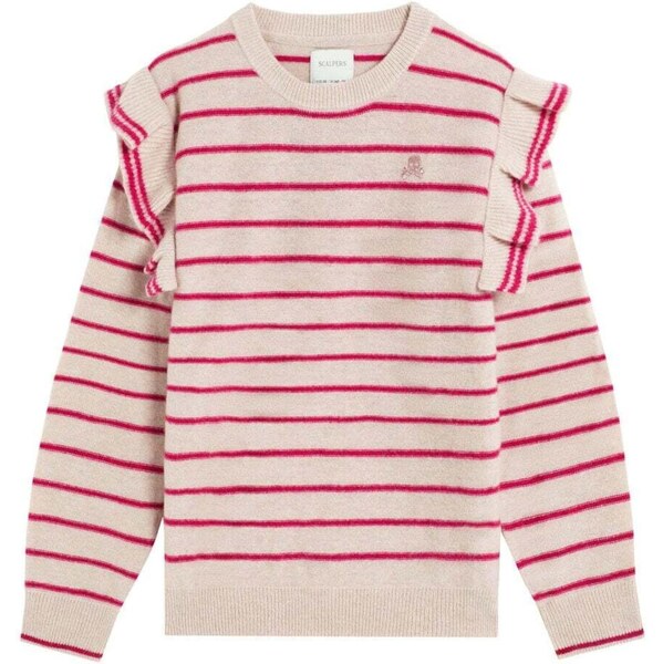 Scalpers Sveter béžová / ružová 66078661