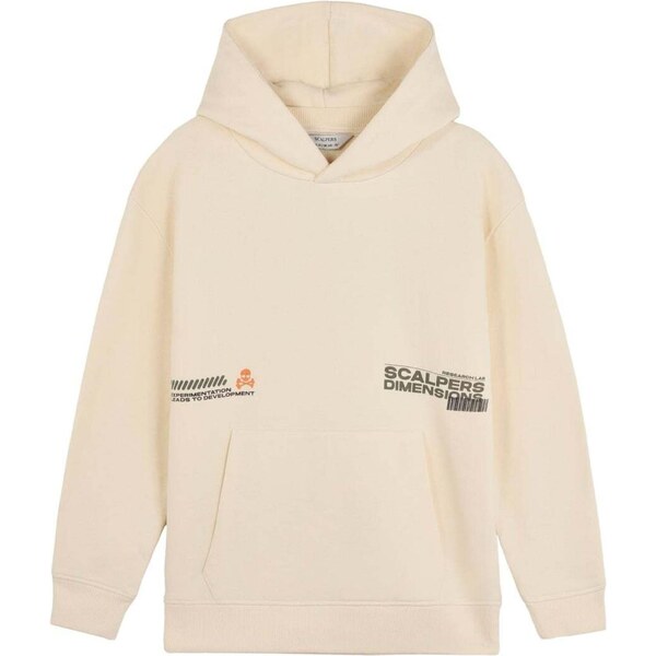 Scalpers Mikina svetlooranžová / čierna / šedobiela 66078698