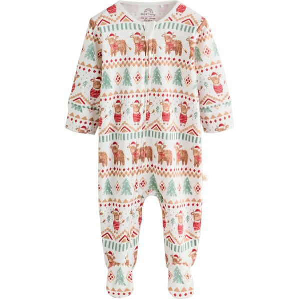 Next Pyžamo nebielená / hnedá / zelená / červená 66078906