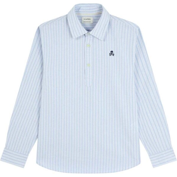 Scalpers Košeľa svetlomodrá / biela 66078996