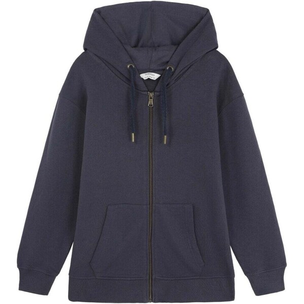 Scalpers Tepláková bunda námornícka modrá 66079021