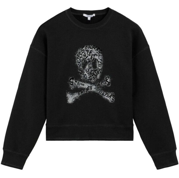 Scalpers Mikina Skullflock sivá / čierna 66079000