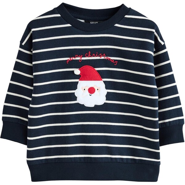 Next Sveter námornícka modrá / červená / biela 66079116