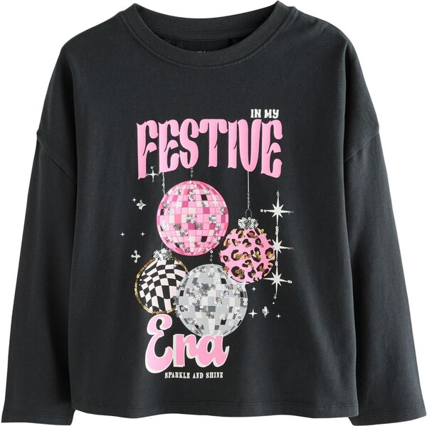 Next Tričko sivá / ružová / čierna / biela 66079153