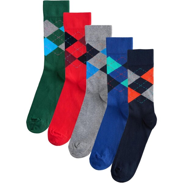 Next Ponožky modrá / sivá / zelená / červená / čierna 66079284