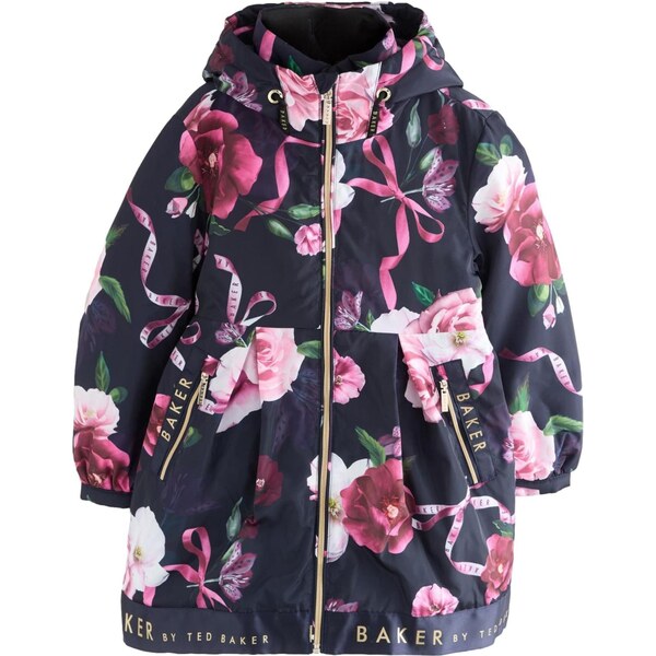 Baker by Ted Baker Kabát námornícka modrá / zelená / svetlofialová / 66079414