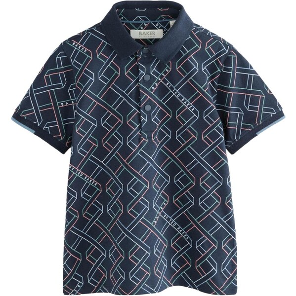 Baker by Ted Baker Tričko námornícka modrá / azúrová / neónovo fialová 66079459