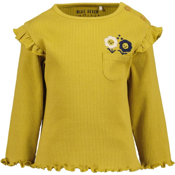 BLUE SEVEN Tričko tmavomodrá / šafránová / biela 66079562