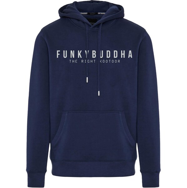 Funky Buddha Sveter námornícka modrá 66079547