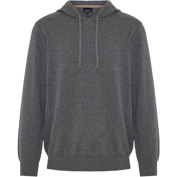 Funky Buddha Sveter sivá melírovaná 66079583