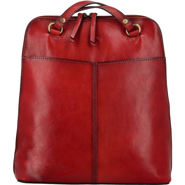 Dámsky kožený kabelko/batoh vínový - Katana Reweka vínová 66113268