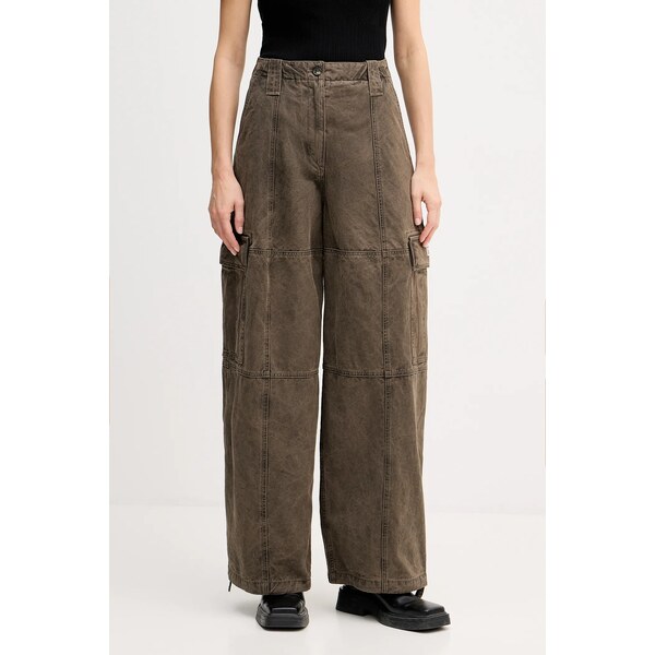 Bavlnené nohavice Kenzo Dyed Canvas Cargo Pants 65965906
