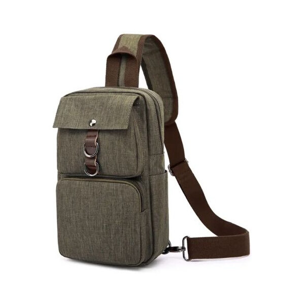 Canvasio plátený crossbody batoh Barbro Khaki 6L 65227293