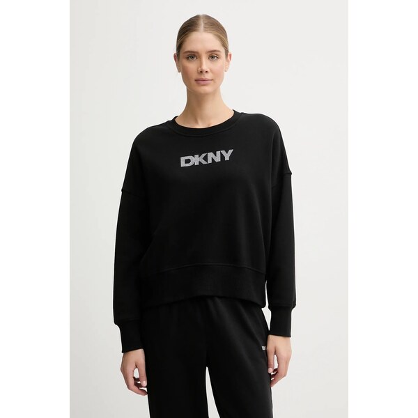 Bavlnená mikina Dkny LOGO TERRY 66083118