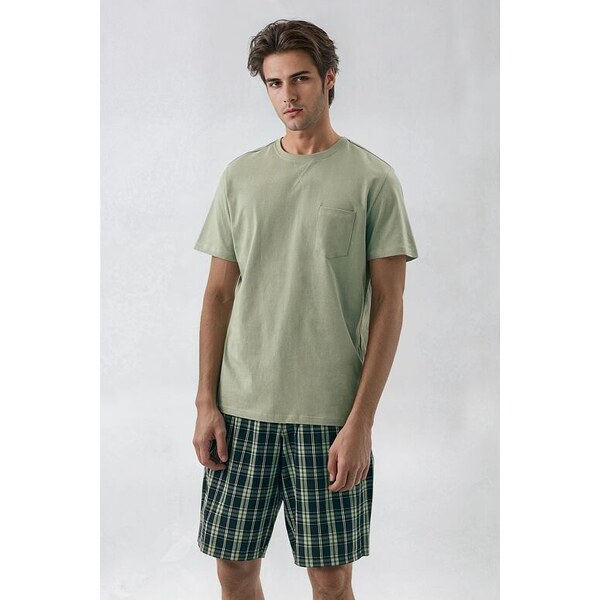 Henderson Pánske pyžamo Dexter zelené 61864967