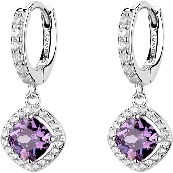 Brosway Strieborné kruhové náušnice s kubickými zirkónmi Fancy Magic 66583715