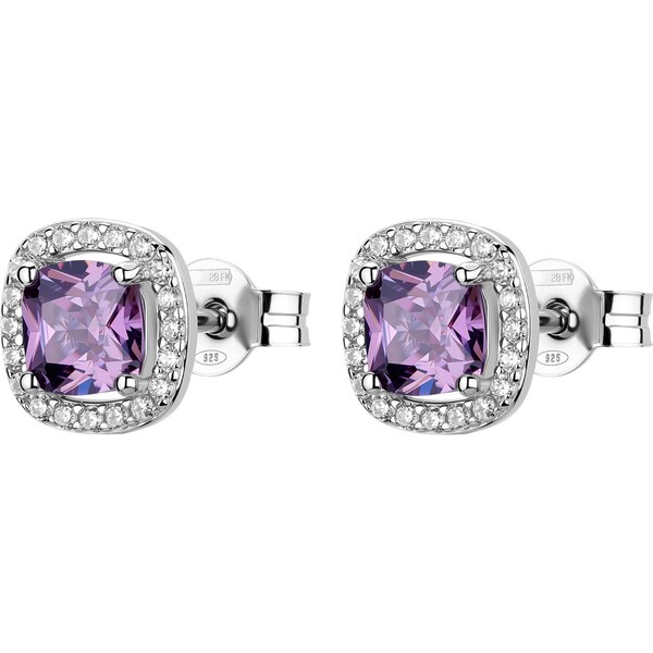 Brosway Prekrásne strieborné náušnice Fancy Magic Purple FMP124 66590475