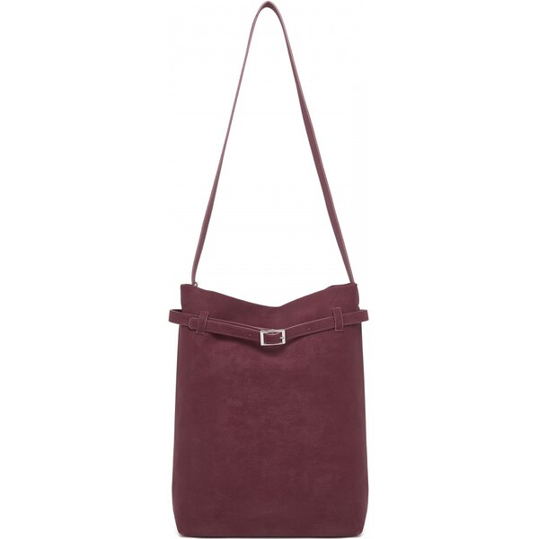 Miss Lulu Kabelka - cez rameno s magetickým uzatváraním, burgundy 66082784