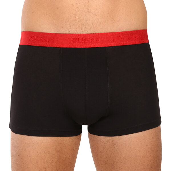 3PACK pánske boxerky HUGO čierne (50532611 009) 66088579