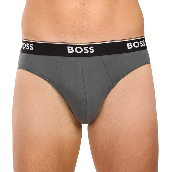 3PACK pánske slipy BOSS viacfarebné (50531681 962) 66083401