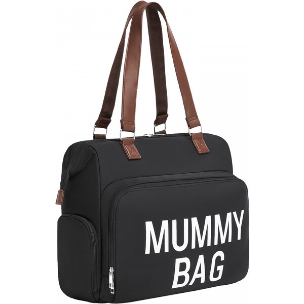 KONO Taška - veľká prebaľovacia taška s priehradkou na topánky, čierna 66083474