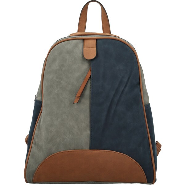 Dámsky kabelko/batôžtek šedo/modrý - Paolo bags Kavaya šedá 66113313