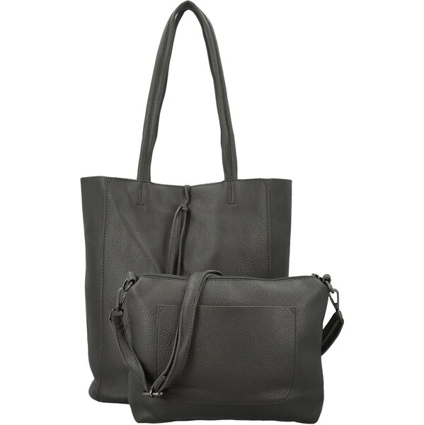 Dámsky set kabeliek tmavo šedý - Paolo bags Marika šedá 66113312