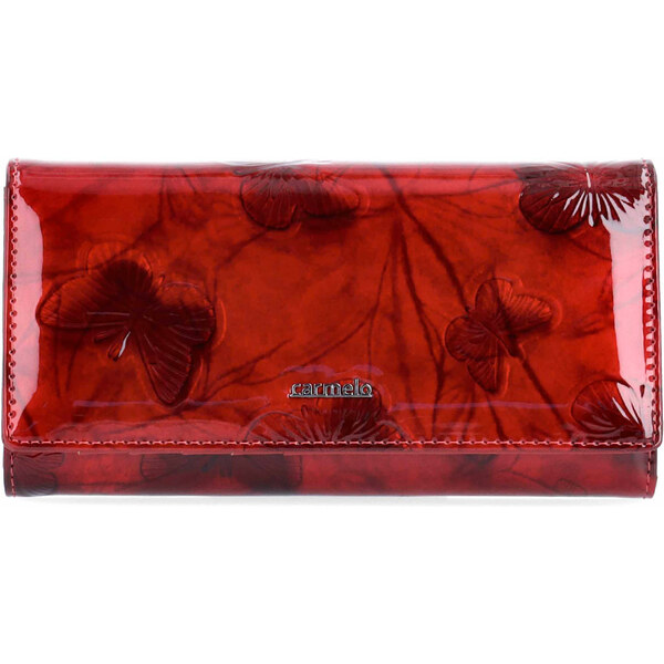 Dámska kožená peňaženka Carmelo červená 2116 M CV 66088210