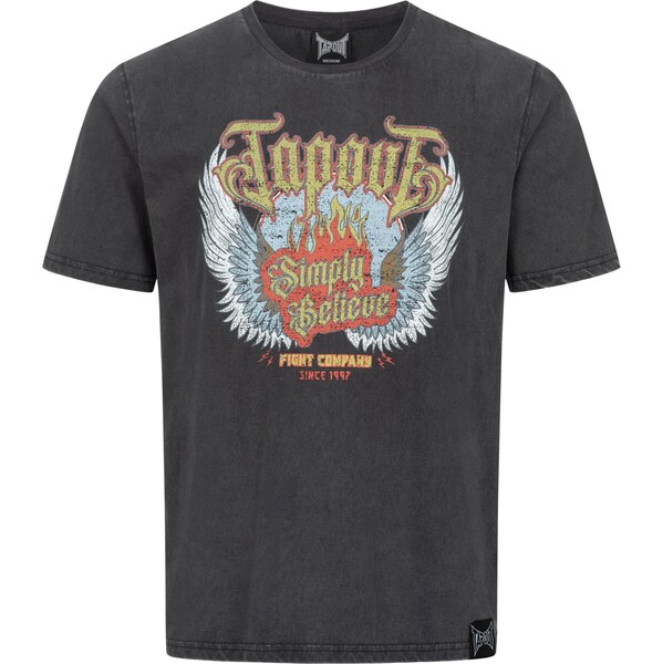 Tapout Tričko Dellano limetková / sivá / svetločervená / biela 60914645