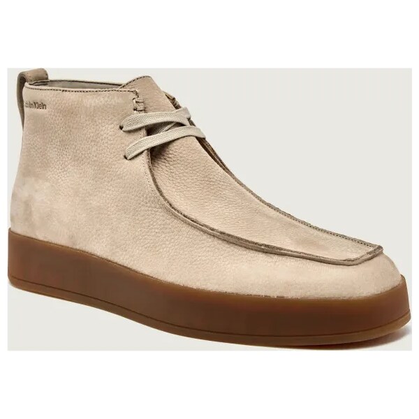 Calvin Klein Kožené vysoké topánky 66090344