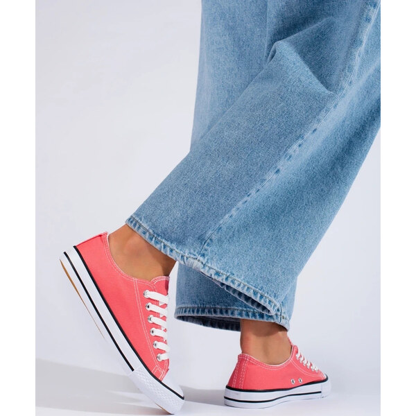 SHELOVET KORÁLOVÉ PLÁTENÉ TENISKY XL03CO 66147122