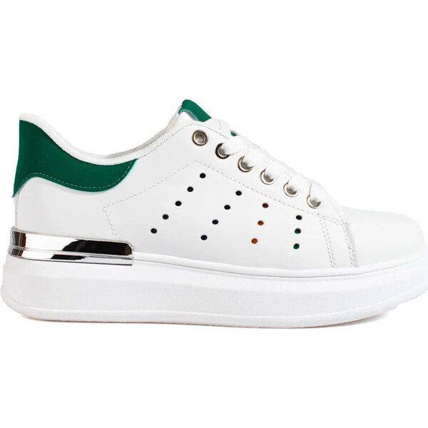 SHELOVET Biele športové sneakersy 85-862GR 66147124