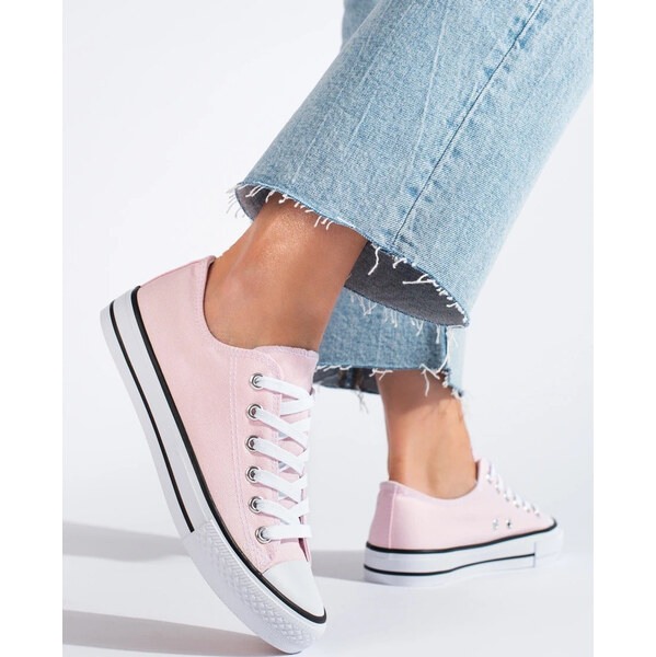 SHELOVET Dámske ružové nízke tenisky Vico 119-21P 66147247