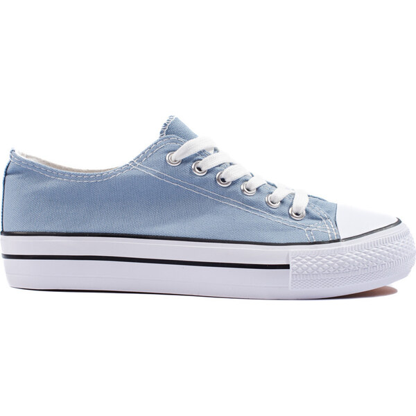 SHELOVET Modré klasické plátené tenisky XL-33P-L.BL 66148486