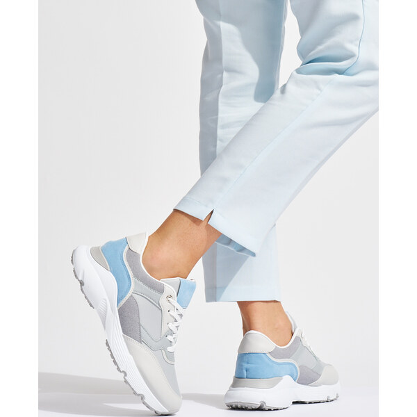SHELOVET Dámske sivo-modré sneakersy R16BL 66148731