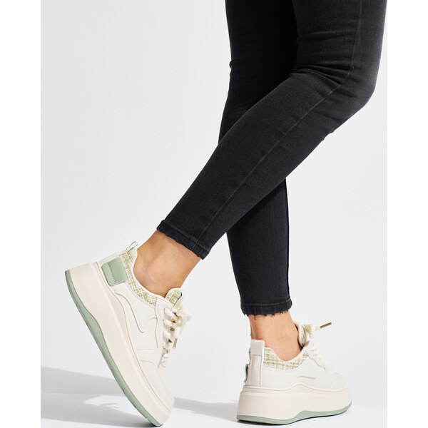 SHELOVET Dámske čierne sneakersy na hrubej podrážke VL233BE/GR 66148793