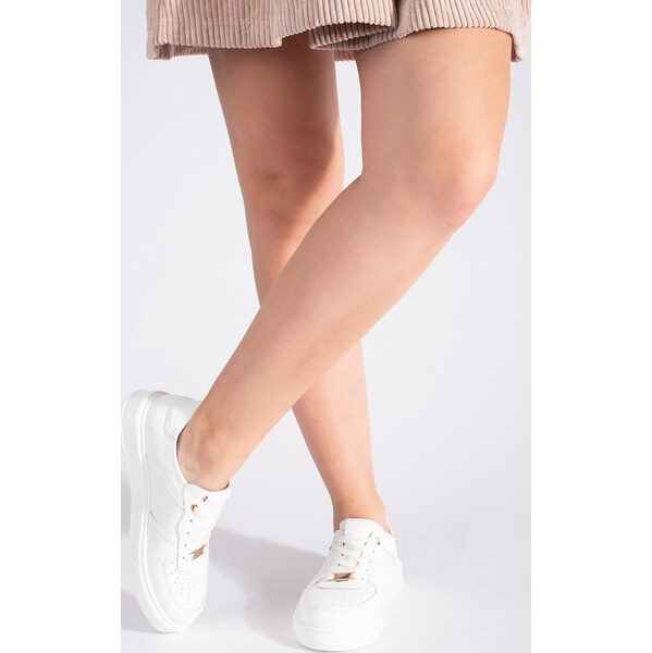 SHELOVET Biele dámske športové topánky GD-XF-106W 66148799