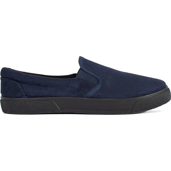 SHELOVET Tmavě modré dámské nazouvací tenisky slip-on T-3-1501NA 66149806