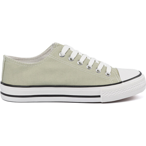 SHELOVET Klasické světle zelené dámské tenisky YL-90GR 66149784