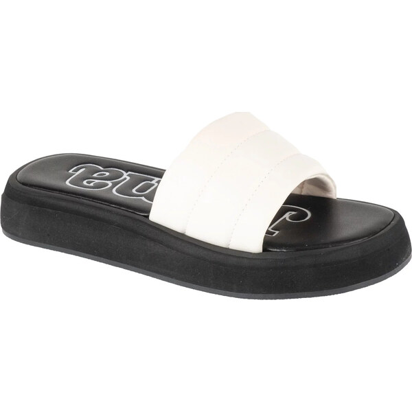 Bielo-čierne dámske šľapky na platforme Joma S.Duna Lady 2502 66150007